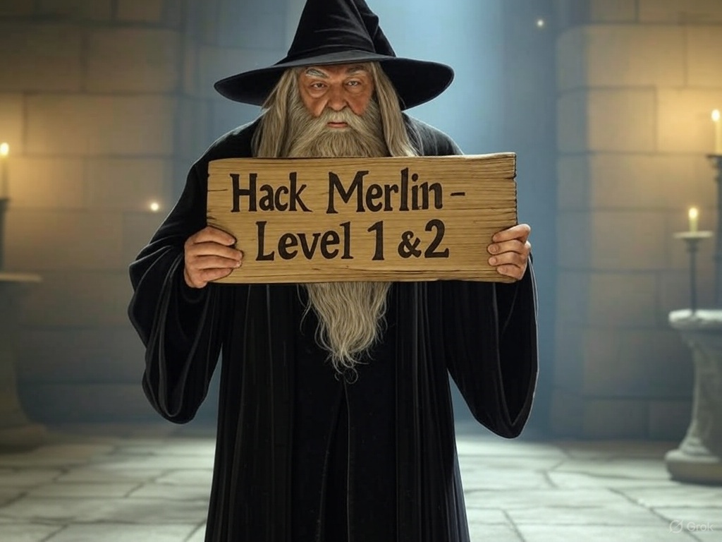 Level 1 and 2 walkthrough of Hackmerlin prompt injection challenge